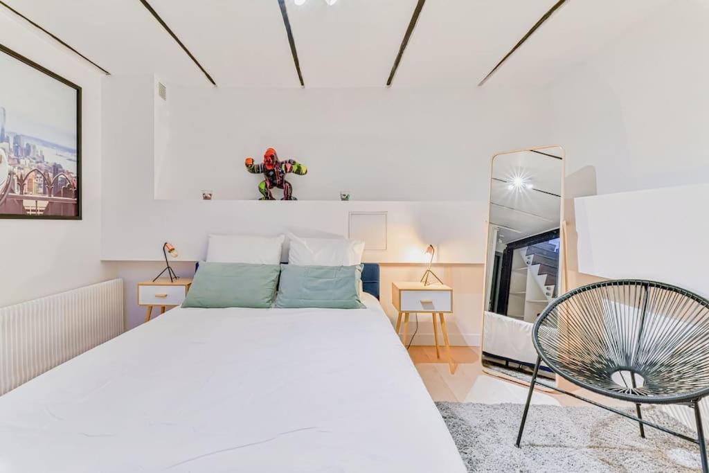 Renovated Design Apartment In Montparnasse Paříž Exteriér fotografie