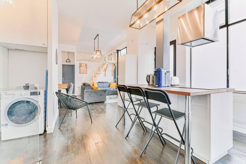 Renovated Design Apartment In Montparnasse Paříž Exteriér fotografie